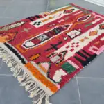 Custom Moroccan Red Rug - Image 3